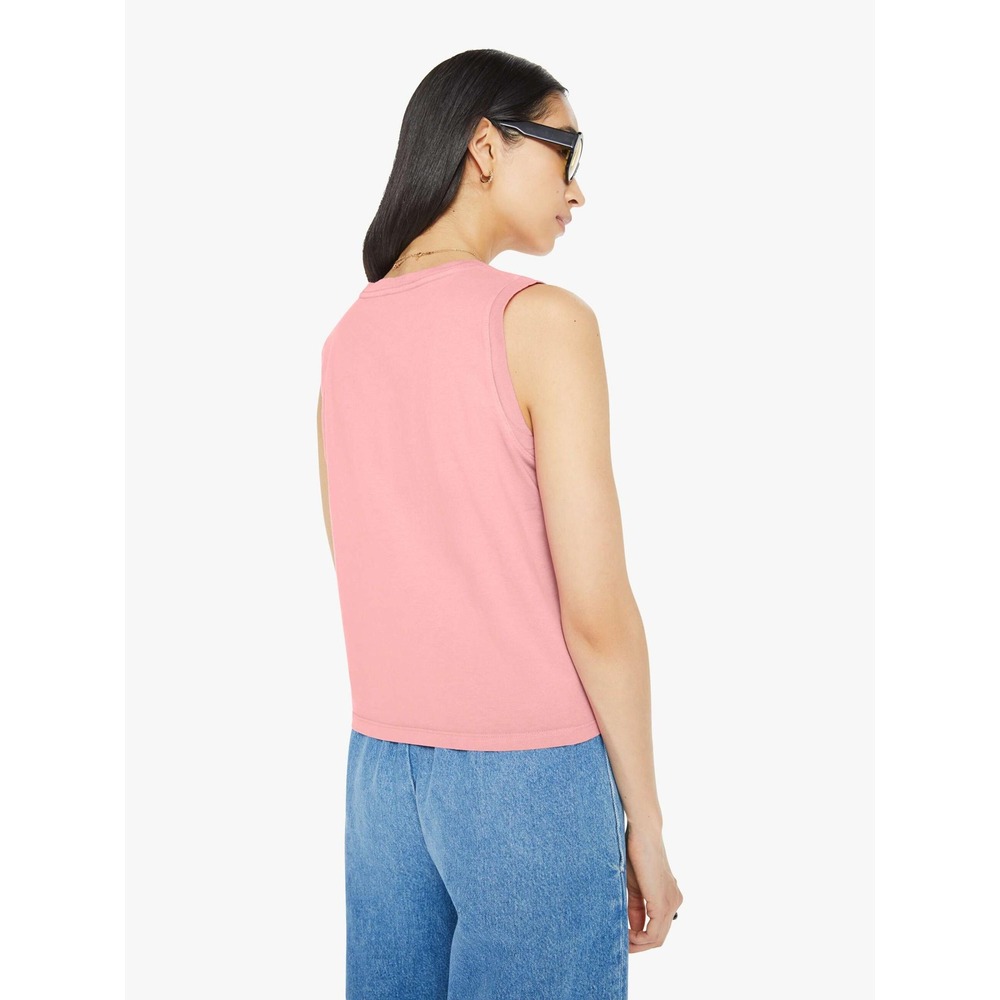 MOTHER The Strong and Silent Type Tank Top Pink Women's Size XL - Picture 3 of 10